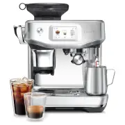 Breville Barista Touch Impress Manual Coffee Machine with Cold Brew - Brushed Stainless Steel BES881BSS2