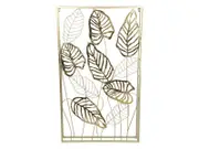 Gold Leaf 3D Metal Wall Art