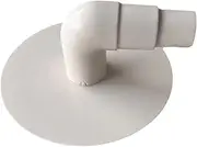 Pool Skimmer Elbow Adapter - Swimming Pool Skimmer Base Plate - Moderate Size Pool Cleaning Tool for Plunge Pools, Backyard Pools, Home Pools