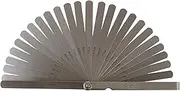 Mitutoyo 184-303S Thickness Gage/Feeler Gage 0.05mm to 1mm 28 Leaves Straight 150mm Long Leaves