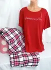 Victorias Secret Cotton Flannel JOGGER PJ Set Pajama Set Pajamas NWT XL
