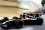 Stefan Bellof Tyrrell 012 Ford Monaco GP at Circuit de Monaco on S- Old Photo 4