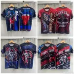 時尚 XS/3XL 球衣 MUAY THAI(全印花)襯衫