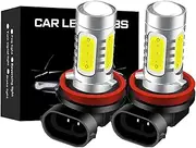 TGMGADANTV 2X H8 H11 LED 9006 HB4 HB3 LED Fog Lights for Skoda for Kodiaq for SuperbCompatible with Rapid for Octavia A7 A5 1 2 3 Fog lamp(Golden Yellow,H9)