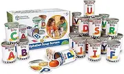 Learning Resources Alphabet Soup Sorters, Early Phonics, ABCs, Alphabet Awareness & Recognition, 208 Pieces, Ages 3+