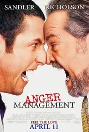 ANGER MANAGEMENT MOVIE POSTER 1 Sided ORIGINAL 27x40 ADAM SANDLER JACK NICHOLSON