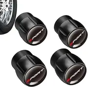 Wheel Valve Covers | 4X Leak-Proof Car Tire Valve Dust Caps,Leak-Proof Wheel Hub Valve Core Cover Built-in Rubber Ring for Cycling