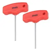 2pcs T-Handle Hex Key Wrench 3mm Metric T-Key Inner Hexagon Spanner