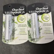 ChapStick Total Hydration Non Tinted Infused with EO Rosemary Peppermint 2 Pack