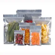 Translucent Mylar Aluminum Foil Pouch Food Self Seal Bags Reclosable