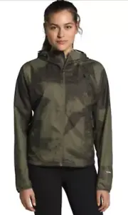 The North Face Women's Novelty Flyweight Hoodie S Small Burnt Olive Green Drop