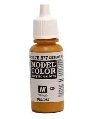 Vallejo Desert Yellow Paint, 17ml
