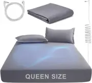 Bed Earthing Sheet Grounding Mat Bed Fitted & Flat Silver Fiber+ Organic Cotton