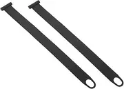 KICHOUSE 2pcs Bicycle Rack Straps Adjustable Belt Windbreaker Button Wall-Mounted Bracket Rooftop Cargo Tie Tire Bicycle Roof Belt Tire Storage Belt Luggage Hanging Strap Black Eraser