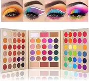 UCANBE Pretty All Set Eyeshadow Palette Holiday Set Pro 86 Colors Makeup Kit Matte Shimmer Eye Shadow Highlighters Contour Blush Powder All In One Valentine's Gift Makeup Pallet