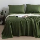 Bed Linen Set - Twin Size, Soft Luxury Sheets for Hot Sleepers - 4 Piece Set ...