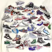 50 pcs Sneakers Stickers Vinyl Assorted Brands