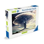 1000pc Ravensburger Mount Etna Volcano Jigsaw Themed Puzzle Pieces Set