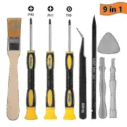 Playstation 4 Complete Screwdriver Set Repair Cleaning Tool Kit - Ps4 Security Torx Screwdriver T9 (tr9) Phillips Ph0 Ph1 (ps4)