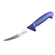 SHARP Boning Knife Granton Edge Narrow Curved Blade 15cm - Blue