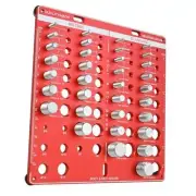 Thread Checker, Nut and Bolt Thread Checker with 15 Metric & 19 Standard & 8