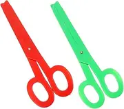 [Minkissy] 2Pcs Giant Plastic Clown Scissors Novelty Costume Props for Dress Performance Photo Booth Retro Style for Halloween and April Fool Day