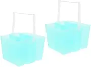 Portable Versatile Paint Brush Cleaning Bucket Storage for Artists Students