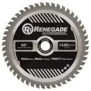 Renegade Industrial 185mm (7-1/4") x 48T TCT Metal Cut Saw Blade - RI18548MC