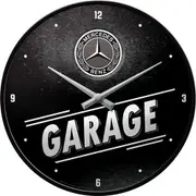 Mercedes Benz Garage Old School Retro Wall Clock Man Cave
