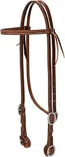 Weaver Leather ProTack Browband Headstall with Buckle Bit Ends