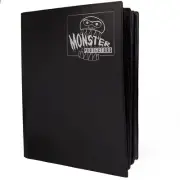 TRADING CARD HARD COVER Binder 720 Cards Capacity Black By MONSTER PROTECTORS