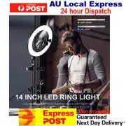 14 inch LED Ring Light Dimmable Tripod & Stand for Youtube Selfie Video Remote C