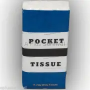 120 Packs of Pocket Travel Tissue for Car Purse Emergency Survival Hygiene Kit