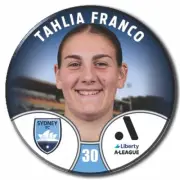 LIBERTY A-LEAGUE - SYDNEY FC - FRANCO, Tahlia