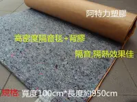 在飛比找Yahoo!奇摩拍賣優惠-台灣製 吸音毯 隔音毯 高密度隔音毯 裝潢隔間隔音 天花板隔