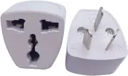Universal Power Adapter Travel Adaptor 3 pin AU Converter US/UK/EU to AU Plug Charger for Australia New Zealand (20 PACK)