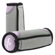 Hand Weights for Women Men 4 Lbs Total Soft Dumbbells with Strap Pink