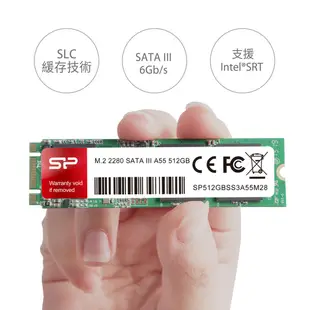 SP A55 M.2 2280 128G 256G 512G 1TB SSD 固態硬碟 高速 M.2 SATA 3 廣穎