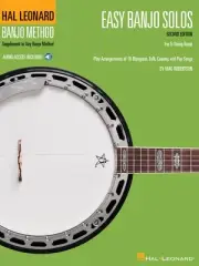 Easy Banjo Solos for 5-String Hal Leonard Tab Sheet Music Book Online Audio
