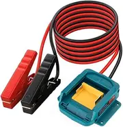 Adapter for Makita 18V with 6FT Jumper Cable Car Battery Charger Jump Starter(Battery not Included)