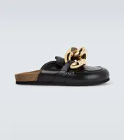[JW Anderson] JW Anderson Curb chain mules AU 7 black