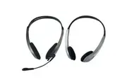 2pc Verbatim Multimedia Headset w/Microphone and Volume Control Set Black