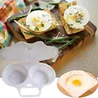 Microwave Egg Poacher To Poach 2 Eggs - Kitchen Accessory - BPA Free - No Mess