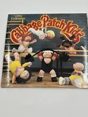 Vintage 1986 Cabbage Patch Kids Calendar Kids NEW Sealed N Package Rare