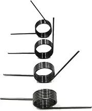 V-Spring,Torsion Spring,10pcs Torsion Spring V-Shaped Spring Small Torsion Spring Wire Diameter 0.3mm / 0.4mm Angle 60 90 120 180 Degrees (Color : 0.4x5.5mm 9 Laps (120 Degrees))