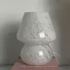 Lamps Bedside Table Bedroom Glass Mushroom Lamp Led Room Decoration Aesthetic Ni