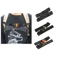 在飛比找momo購物網優惠-【YESON】胸前釦+安全哨加強保護服貼台灣製造(後背包專用