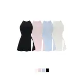 【CODIBOOK】韓國 J-BLIN 無袖露肩開衩針織連身洋裝［預購］迷你短洋裝 女裝