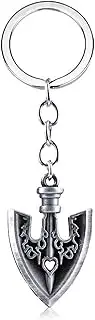 [POYAMUSE] JJBA Stand Arrow Pendant Necklace Keyring, Jolyne Jotaro Anime Cosplay Jewelry, Anime Memorial Collection Jewelry