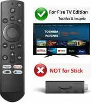 Replacement IR Remote Control for Toshiba Fire TV Editions and Insignia Fire TV